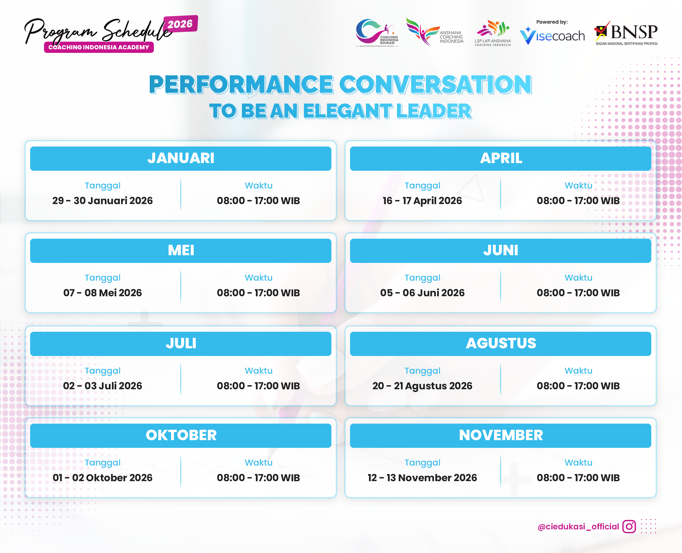 Early bird - Performance Conversation