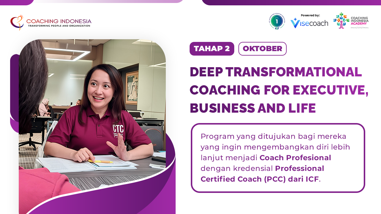 Batch 2 Tahap 2 -  Deep Transformational Coach Certification Program