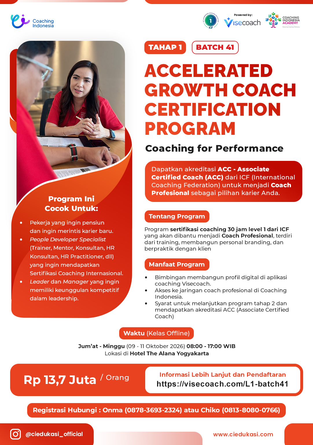 Batch 41 -  Accelerated Growth Coach Certification Program