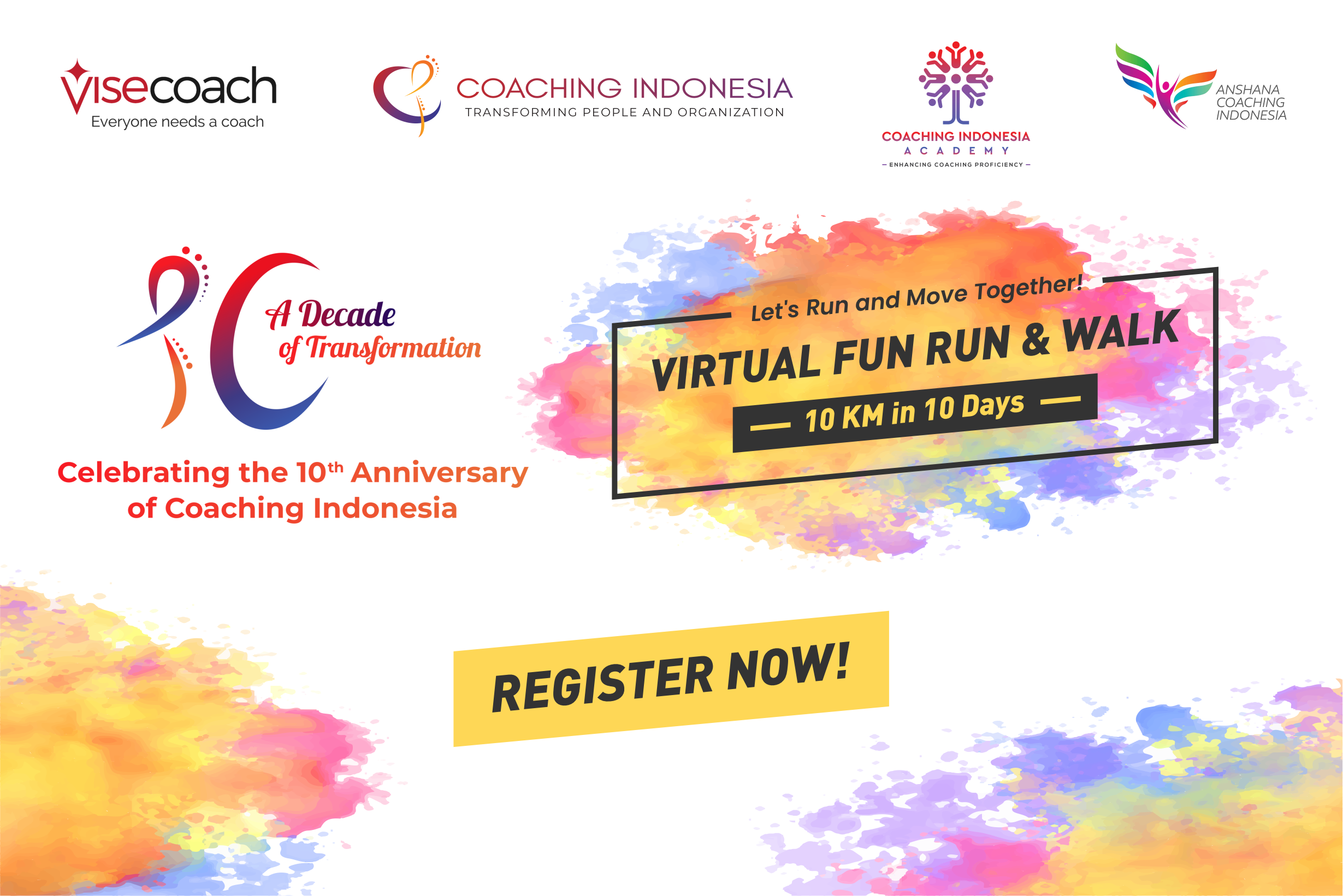 Coaching Indonesia Fun Run & Walk 10 Km in 10 Days